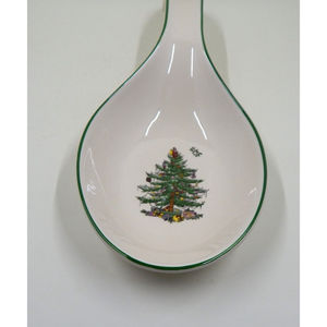 Spode Christmas Tree Porcelain Spoon Rest S3324-A8